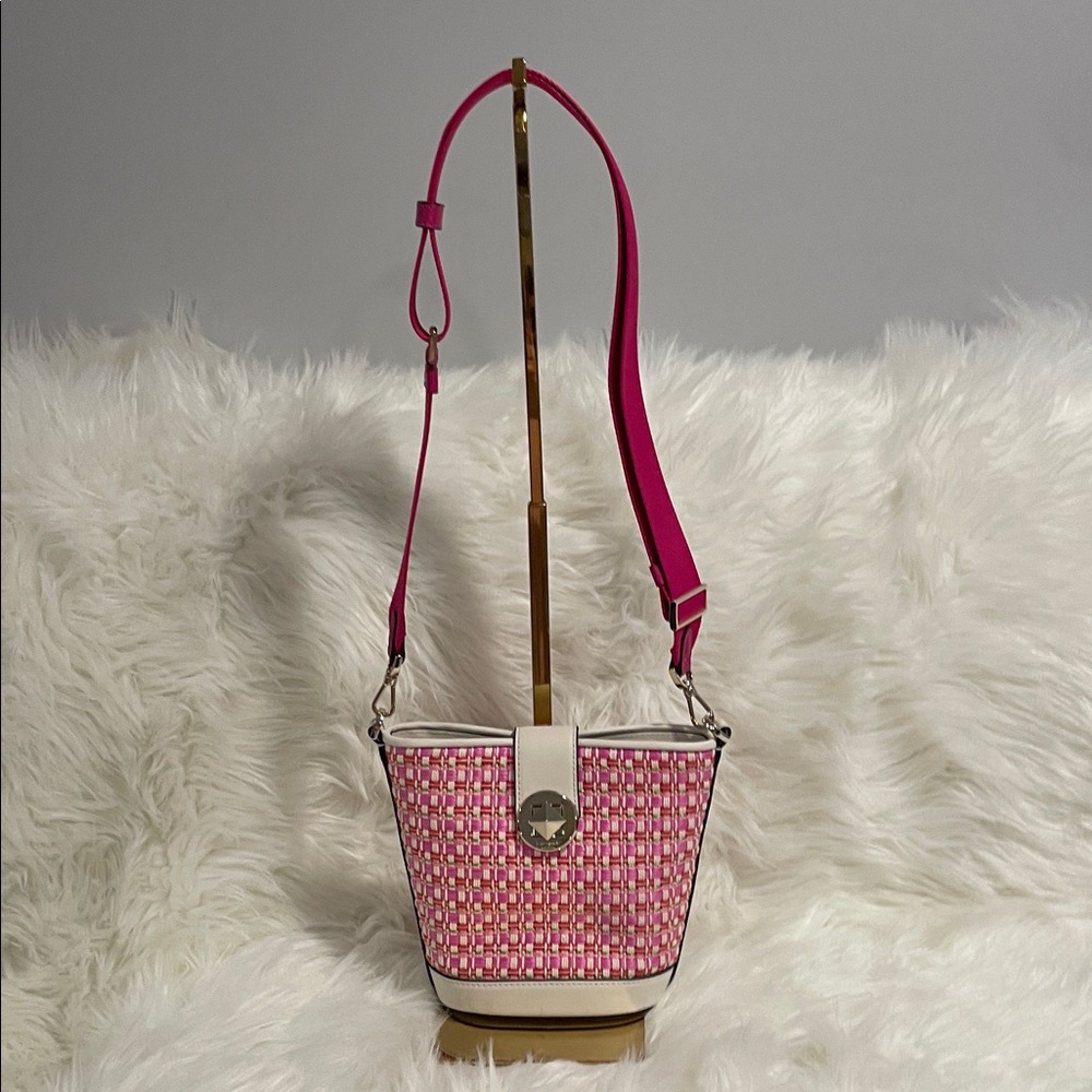 Kate Spade Pink and Cream Crossbody Bag